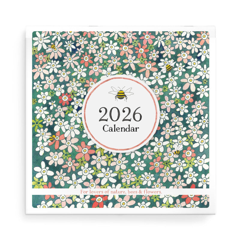 2026 Bee Wall Calendar – Illustrated by Suzi Maher (Affirmations, 300 × 300 mm)