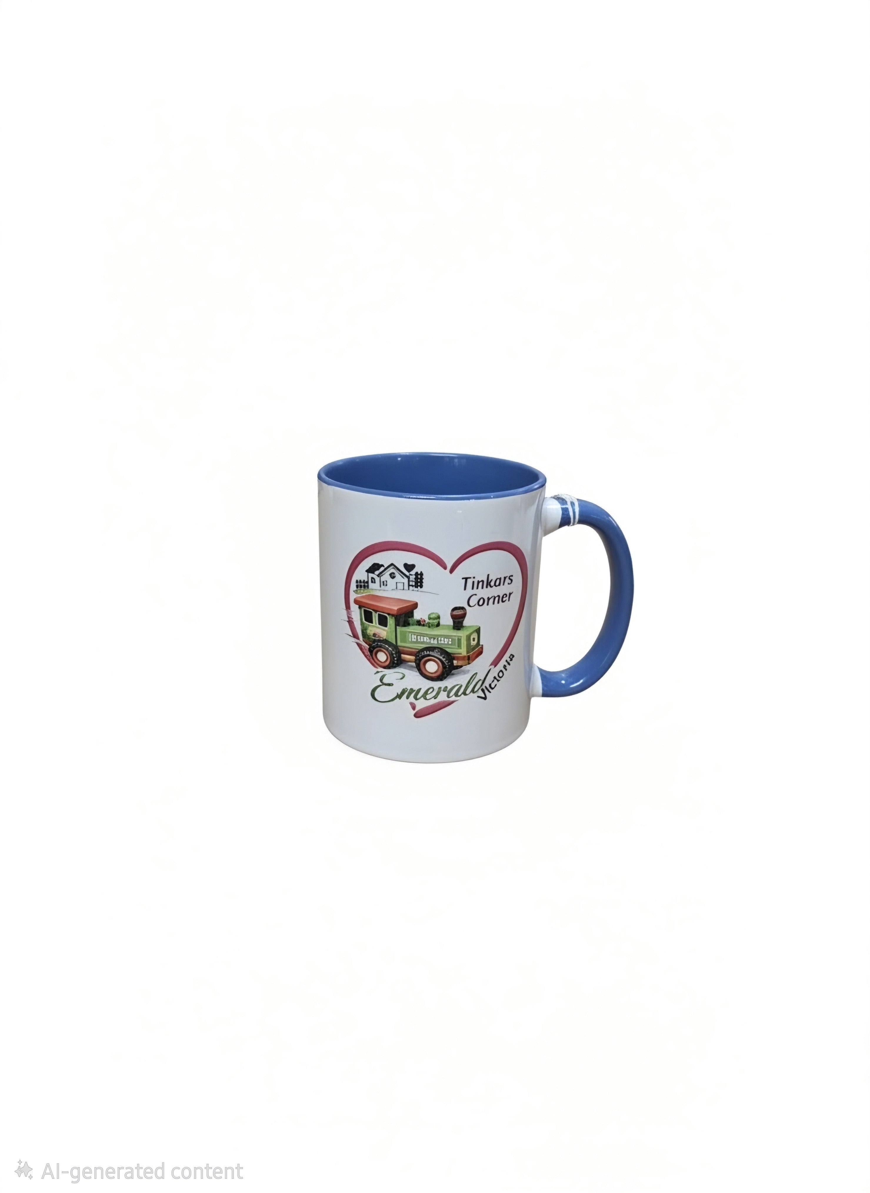 Tinkars Corner Blue Mug | Emerald Victoria Puffing Billy-Gif-325ml
