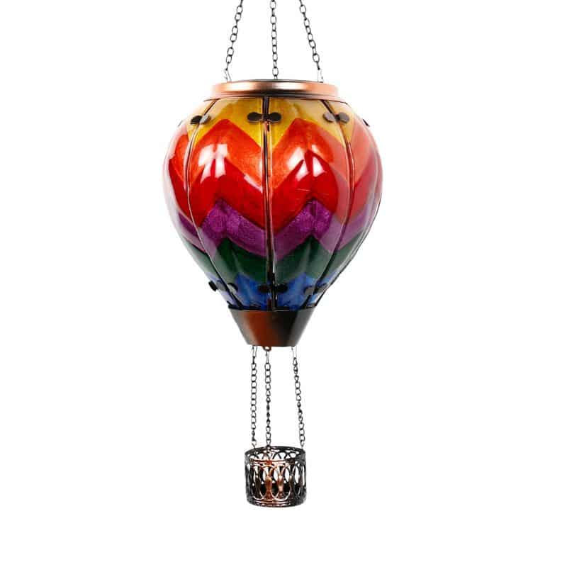 Carnival Solar Hot Air Balloon LED Garden Lantern | Hanging Outdoor Solar Light