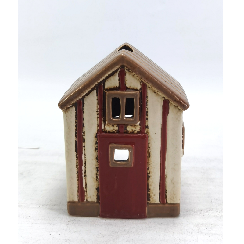 Ceramic beach house Tealight House