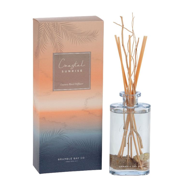 Coastal Sunrise Luxury Reed Diffuser – 150 ml | Bramble Bay Ocean Collection