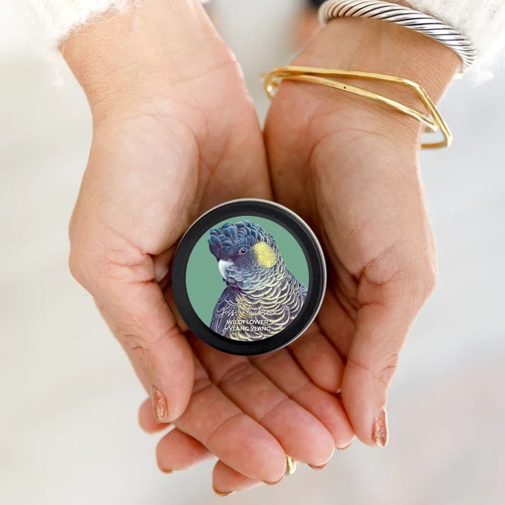 Wildflower + Ylang Ylang Australian Artist Soy Candle Mini Tin 15+ Hours