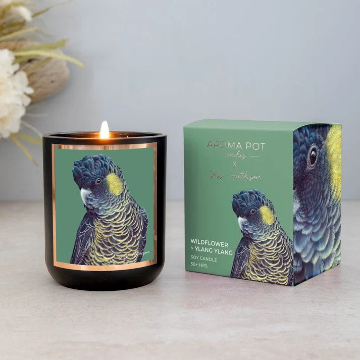 Wildflower + Ylang Ylang Australian Artist Soy Candle 50+ Hours