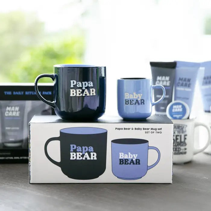 Father's Day Dad & Baby Bear Mug Set | Dad Gift
