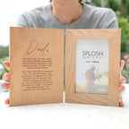 Father's Day Dad Verse Photo Frame | Keepsake Gift for Dad