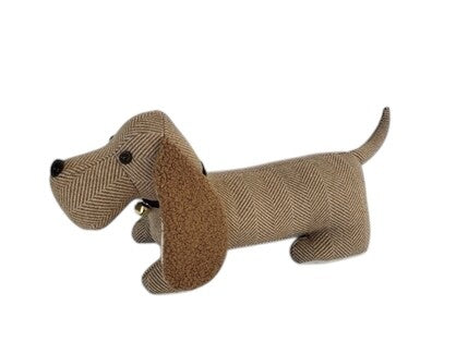 Sausage Dog Doorstop – Yellow Rock