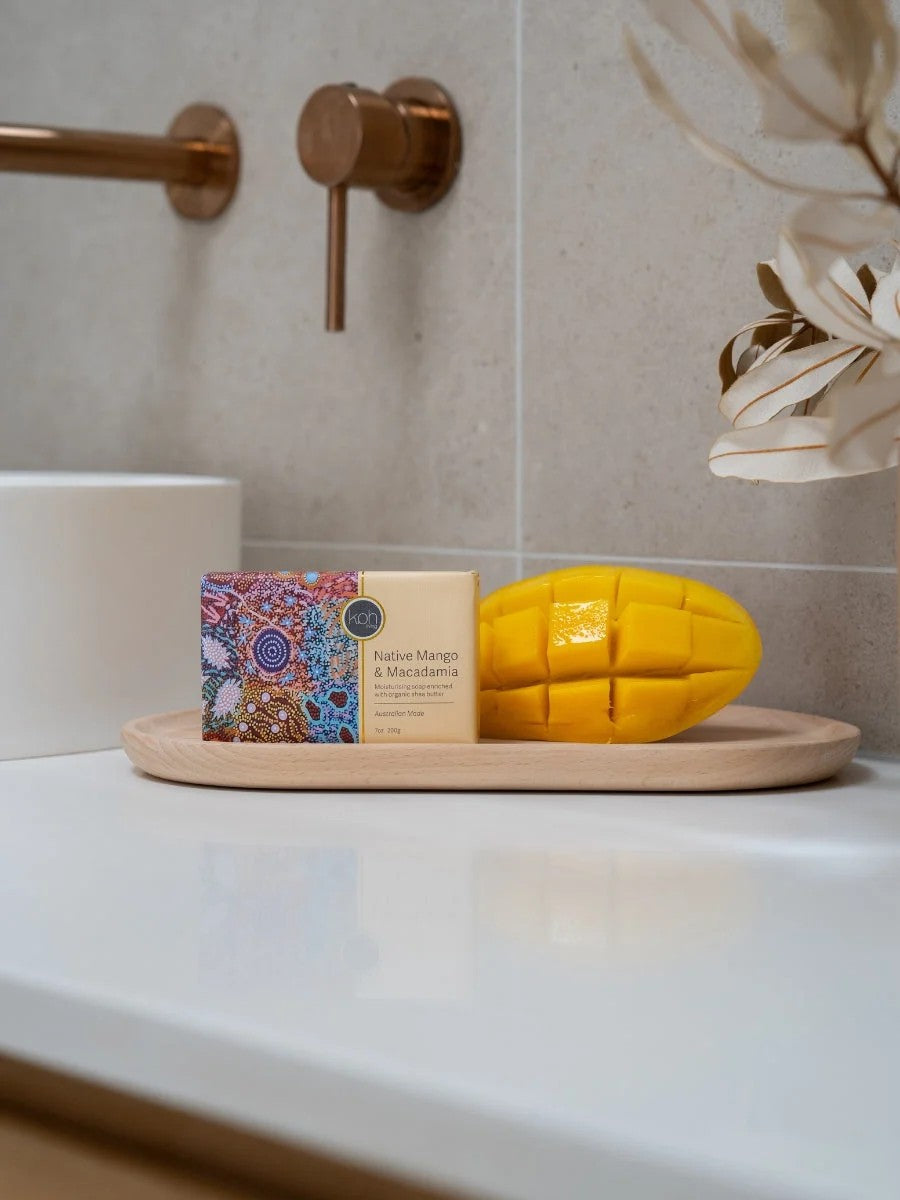 Koh Living Aboriginal Scented Desert Rain Soap Native Mango & Macadamia 200g