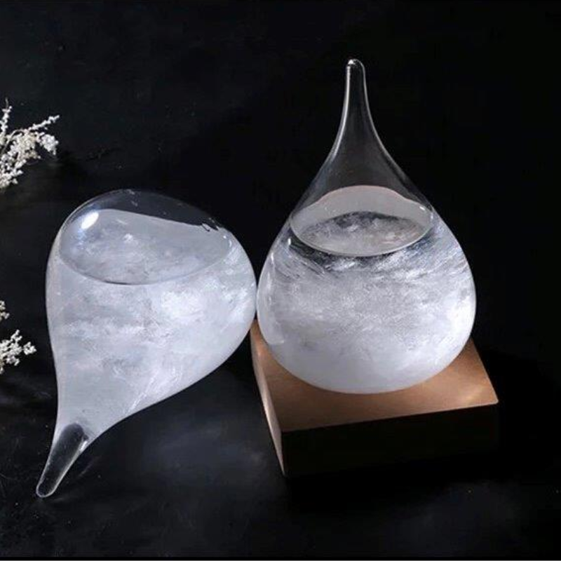 Storm Glass Weather Predictor – Decorative Weather Crystal Display