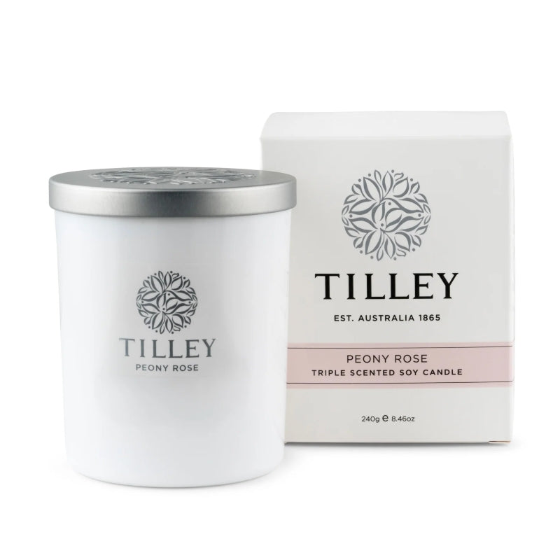 Peony Rose Soy Candle – 240 g / 45 Hour Burn