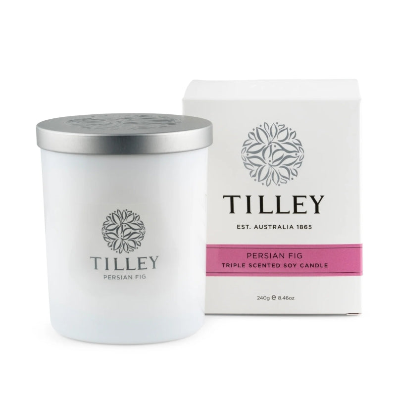 Tilley Persian Fig Soy Candle – 240 g | 45 Hour Burn
