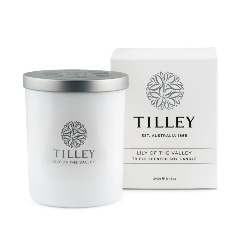 Lily of the Valley Soy Candle – 240 g | 45-Hour Burn
