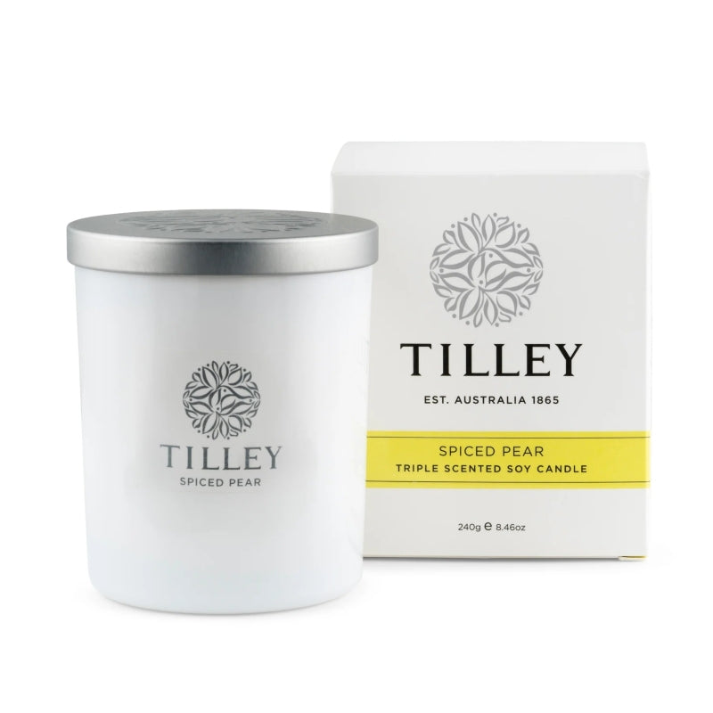 Tilley Spiced Pear Soy Candle – 240 g | Up to 45-Hour Burn