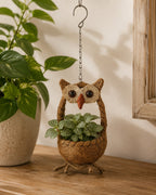 Hanging Owl Pot Holder – Coir Plant Holder