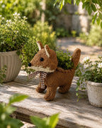 Fox Pot Holder – Coir Animal Plant Holder