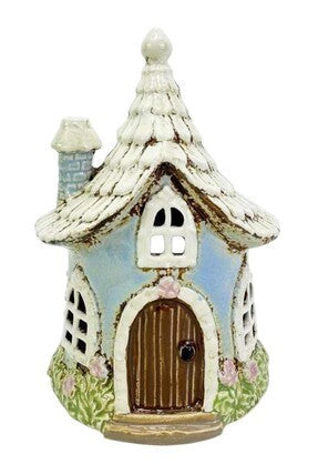 Fairy Cottage Ceramic Tealight Holder