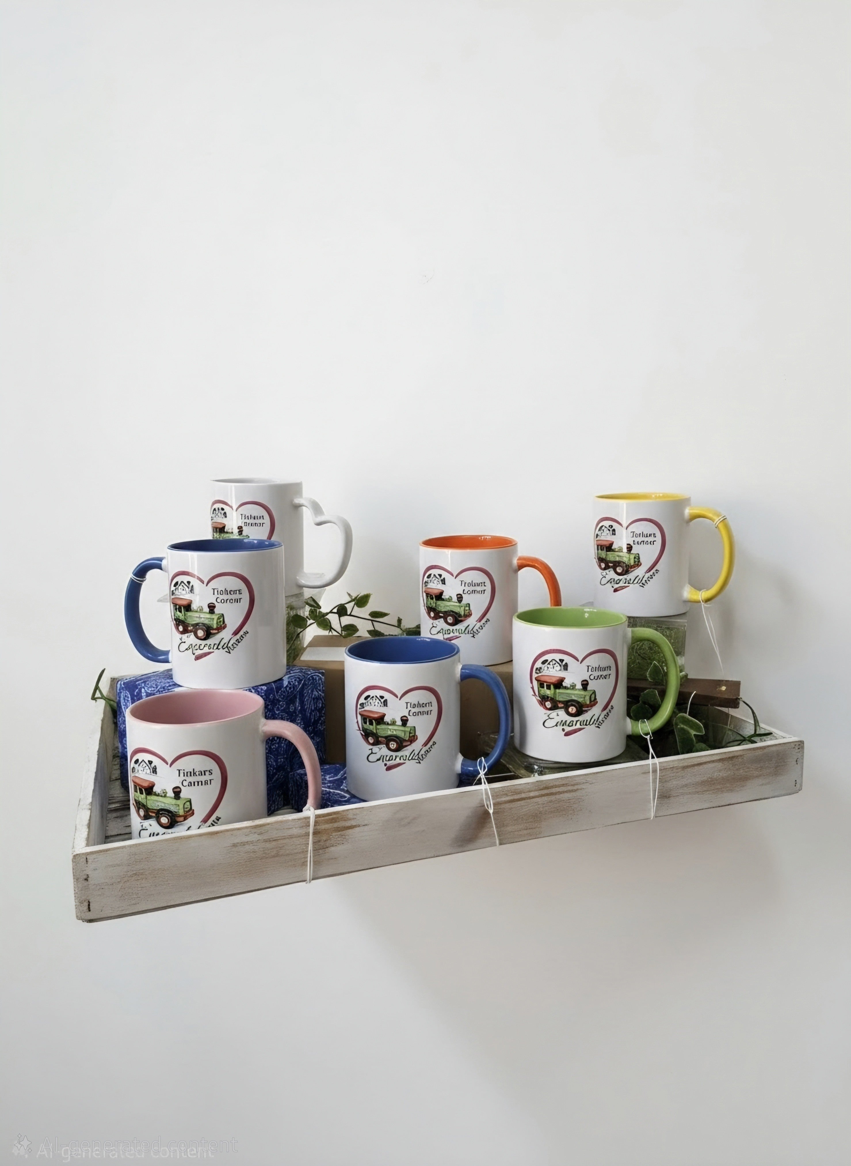 Tinkars Corner Red Mug | Emerald Victoria Puffing Billy Gift 325ml