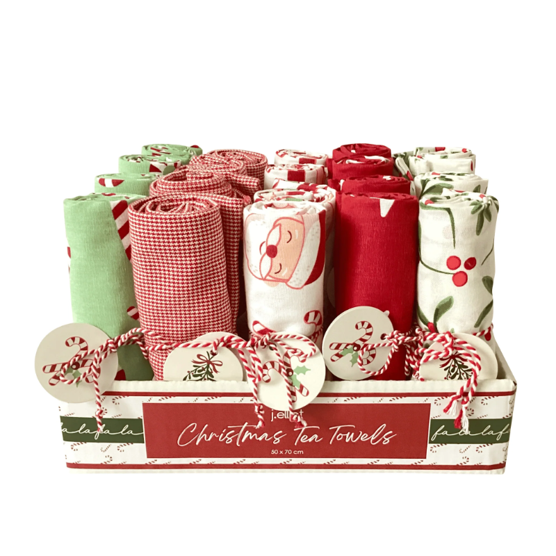 Festive Noel Tea Towel - Choose your Design