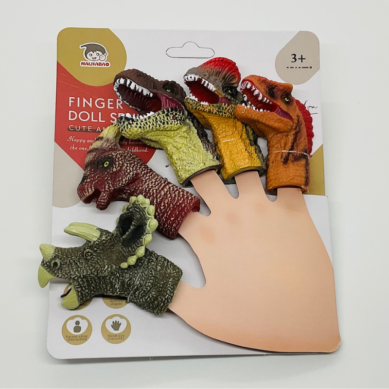 Finger Puppet Dinosaurs – Set of Dinosaur-Themed Puppets