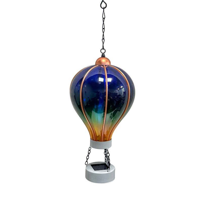Hot Air Balloon Blue (Small) - Solar Lamp