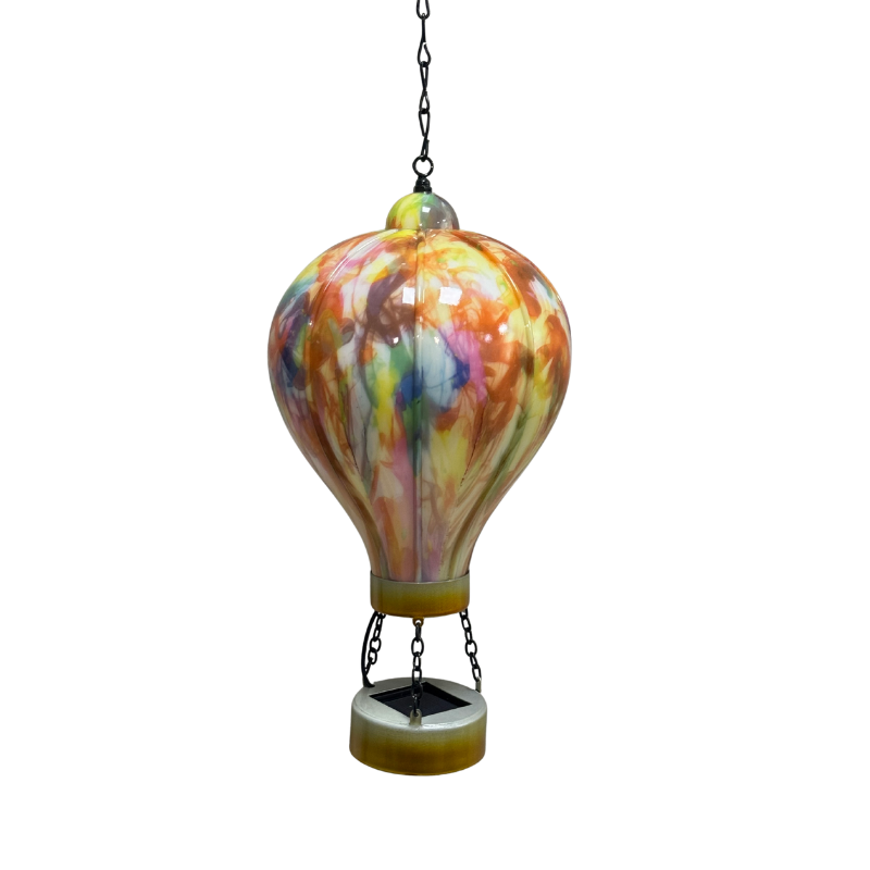 Hot Air Balloon Colourful Small Solar Lamp