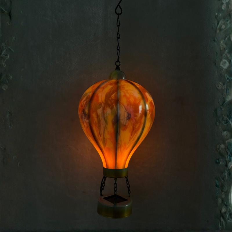 Hot Air Balloon Colourful Small Solar Lamp