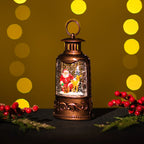 Snowing Petite Bruges Musical Santa Lantern – Christmas Decoration