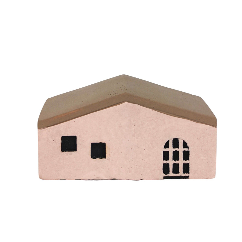 Jonah House Long Ornament – Pink | Minimalist Ceramic Home Décor 6 × 12 cm
