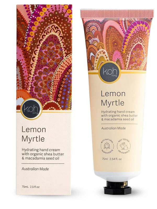 Aboriginal Lemon Myrtle Hand Cream, 75ml