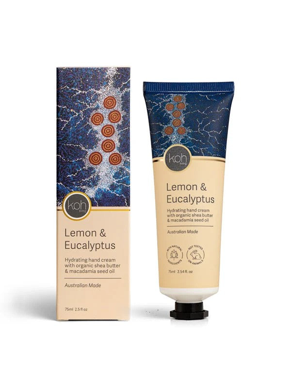 Aboriginal Lemon Eucalyptus Hand Cream, 75ml
