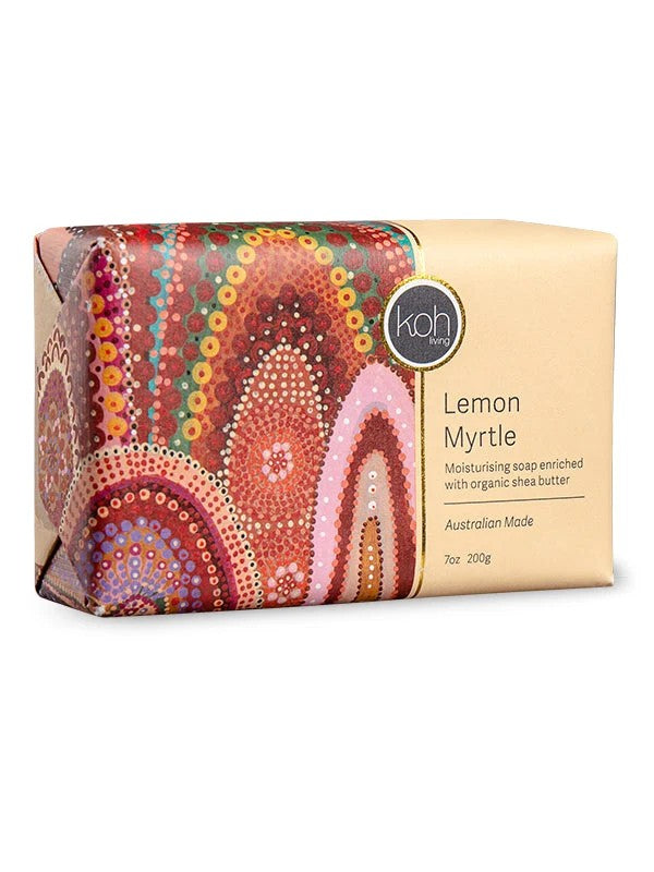 Aboriginal Lemon Myrtle Soap 200g – Australian Made