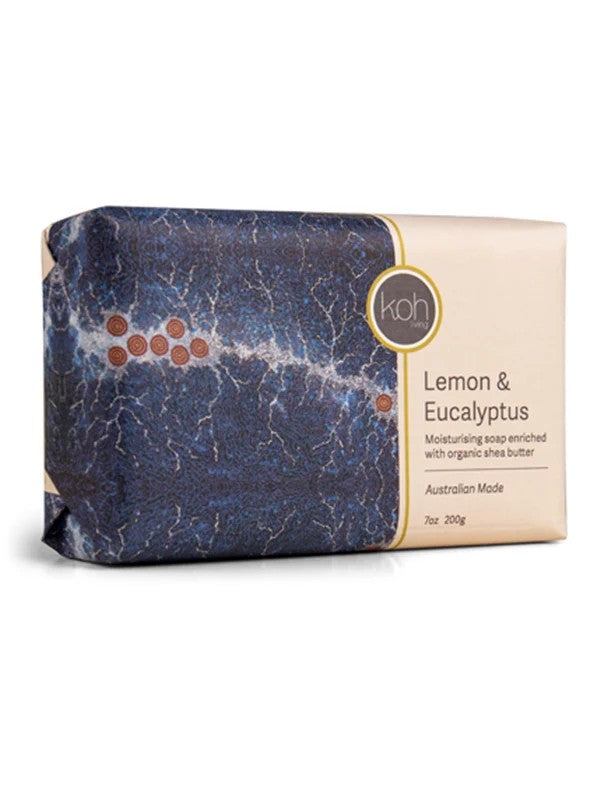 Aboriginal Scented Lemon & Eucalyptus Soap 200g