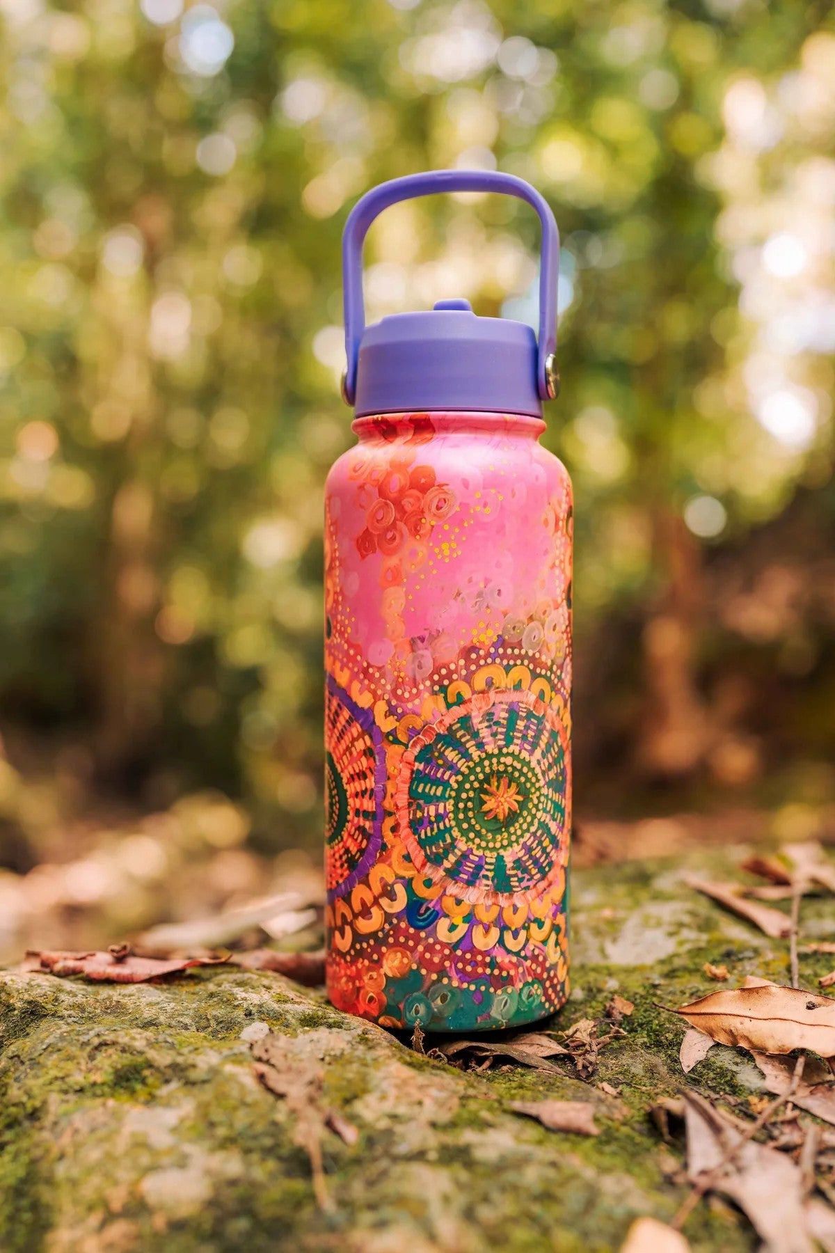 Aboriginal Each of Us Insulated Stainless Steel Water Bottle 1L
