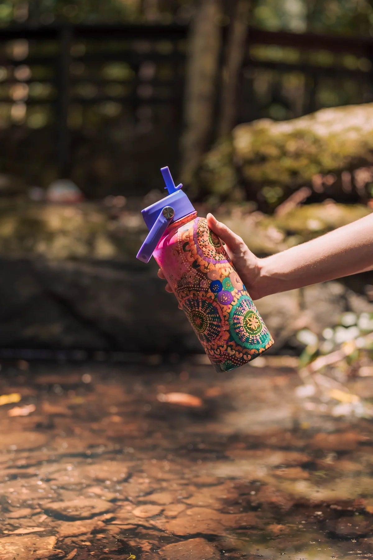 Aboriginal Each of Us Insulated Stainless Steel Water Bottle 1L