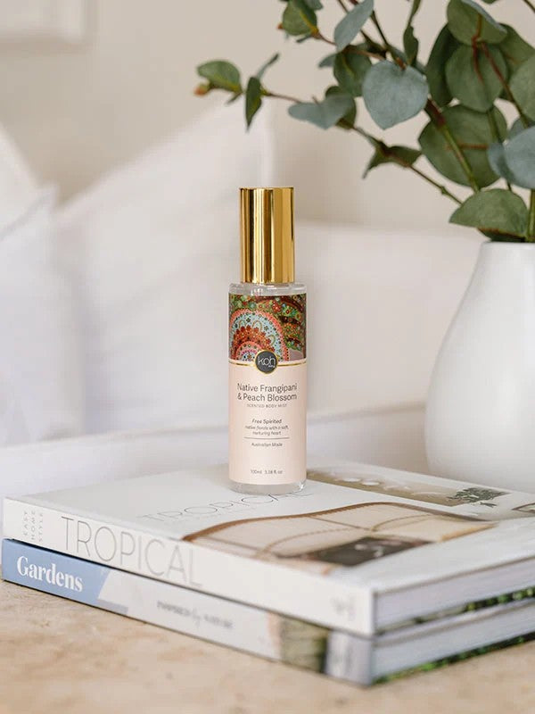 Aboriginal Native Frangipani & Peach Blossom Body Mist, 100ml