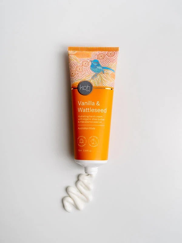 Aboriginal Vanilla & Wattleseed Hand Cream, 75ml