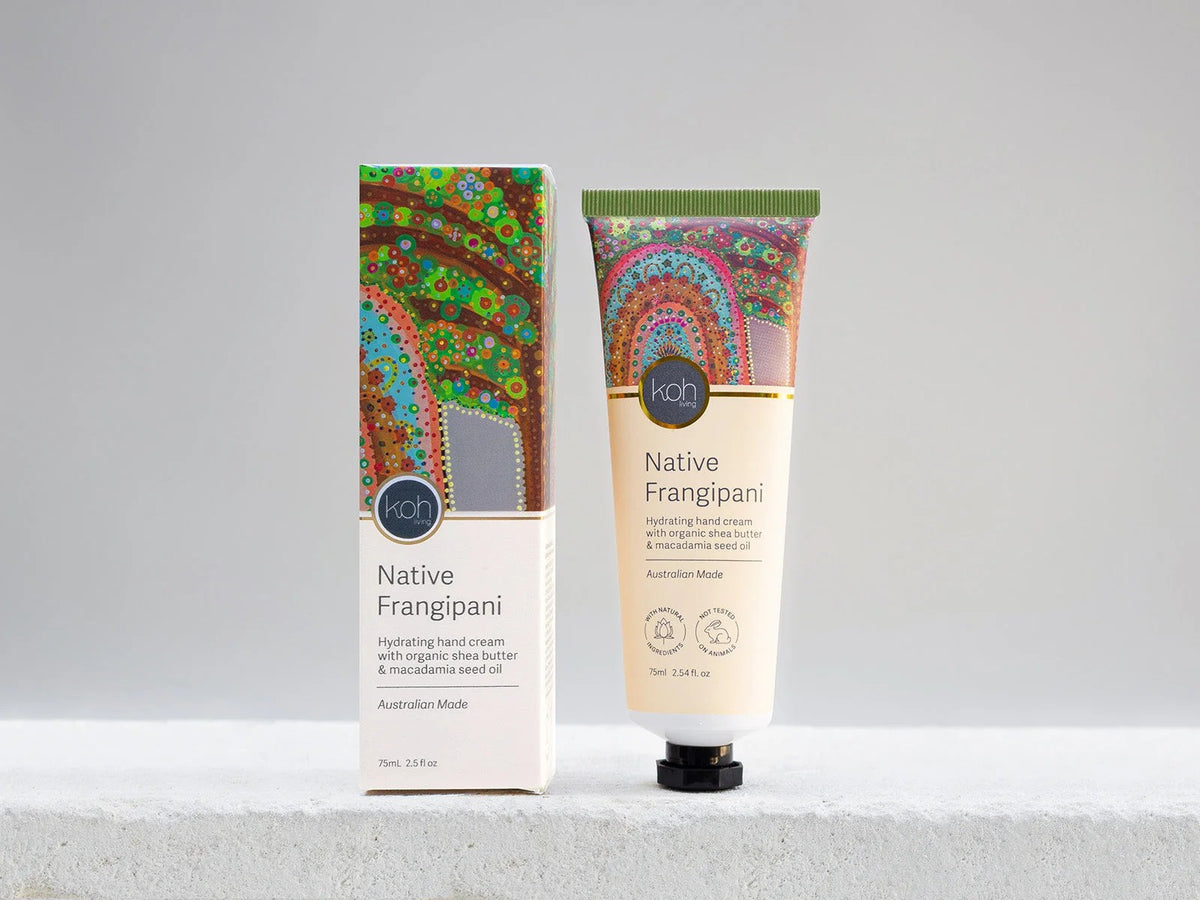 Aboriginal Native Frangipani Hand Cream, 75ml