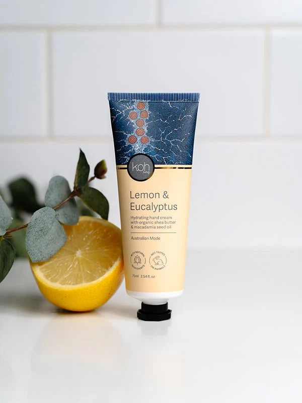 Aboriginal Lemon Eucalyptus Hand Cream, 75ml