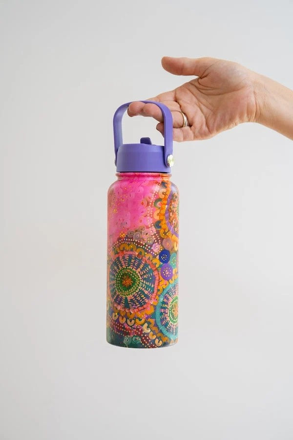 Aboriginal Each of Us Insulated Stainless Steel Water Bottle 1L