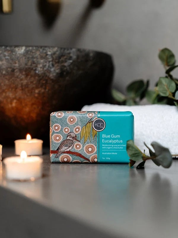 Aboriginal Blue Gum Eucalyptus Soap 200g | Australian Made