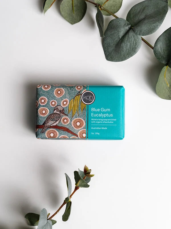 Aboriginal Blue Gum Eucalyptus Soap 200g | Australian Made