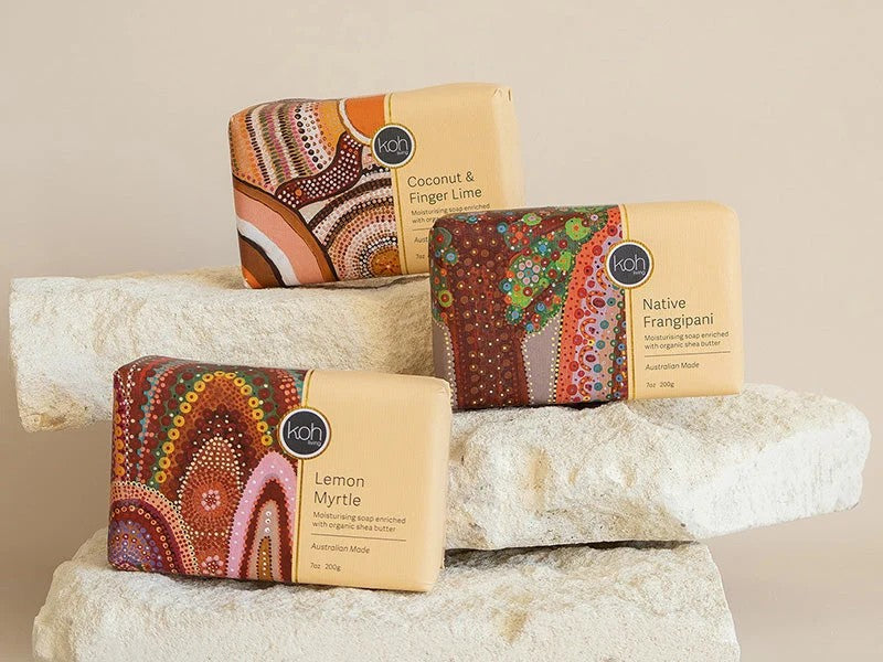 Aboriginal Native Frangipani Soap 200g – Australian Made