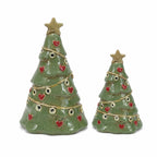 21cm Christmas Tree Ceramic Tealight Holder Large