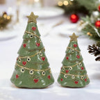 21cm Christmas Tree Ceramic Tealight Holder Large