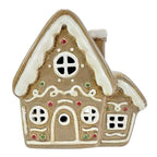 Double Gingerbread House Ceramic Tealight Holde