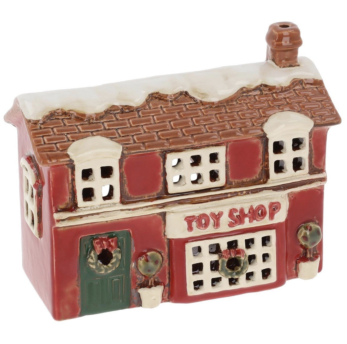 Christmas Toy Shop Ceramic Tealight Holder