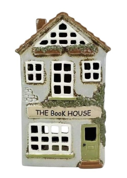 The Book House Ceramic Tealight Holder