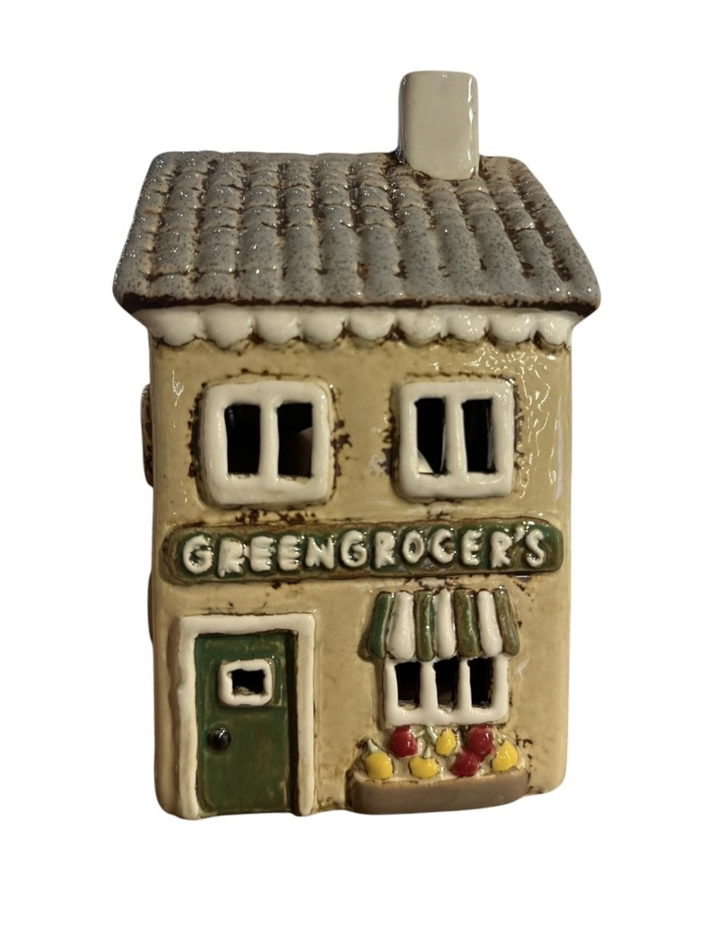 Green Grocers Ceramic Tealight Holder