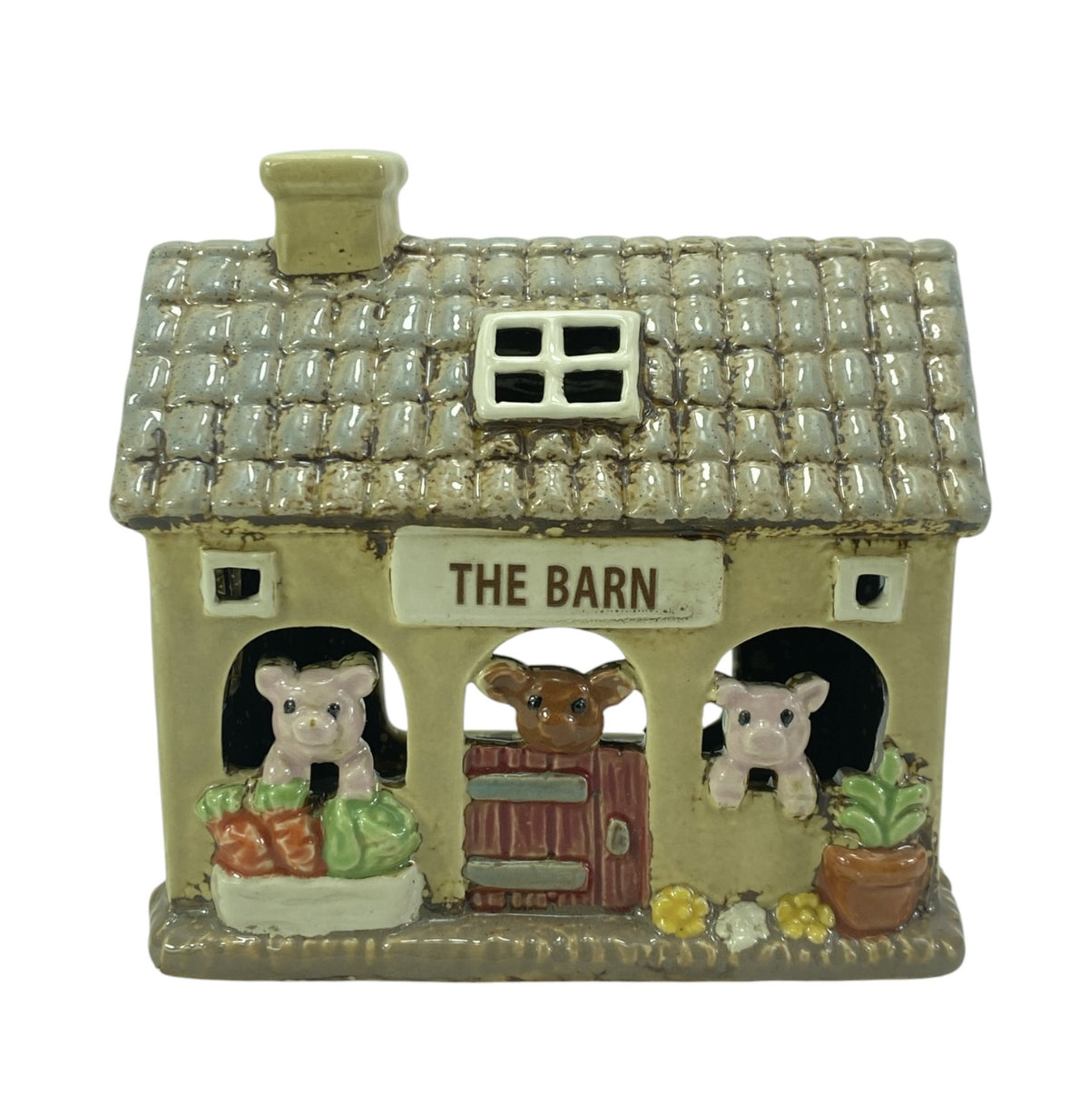The Barn Ceramic Tealight Holder