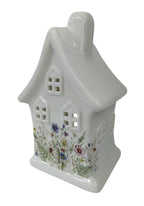 Wildflowers Tealight Holder – Ceramic Yellow Rock Home Decor