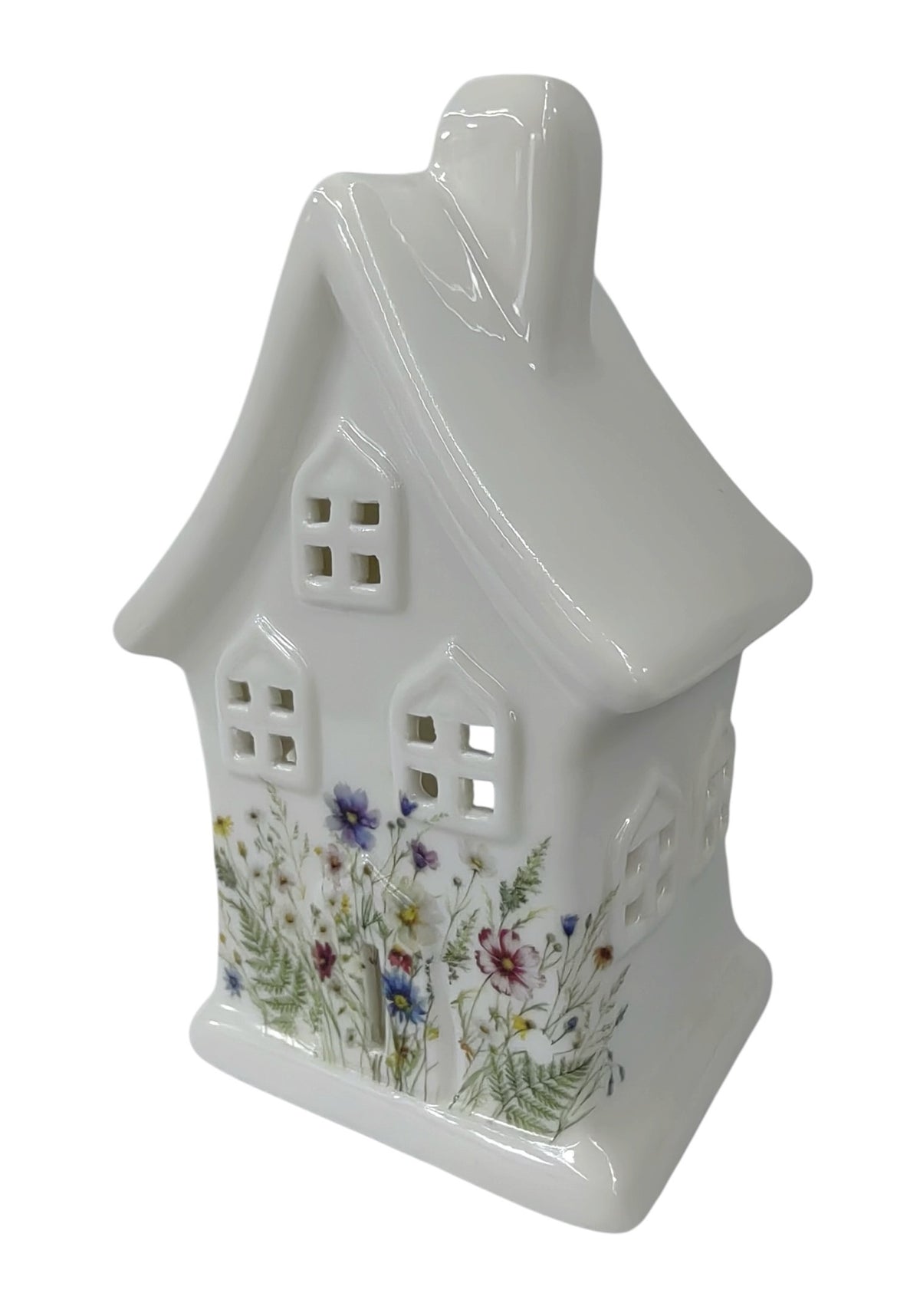 Wildflowers Tealight Holder – Ceramic Yellow Rock Home Decor